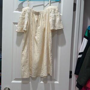 Blu pepper cream dress